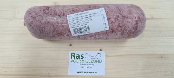 5 dieren basis kg