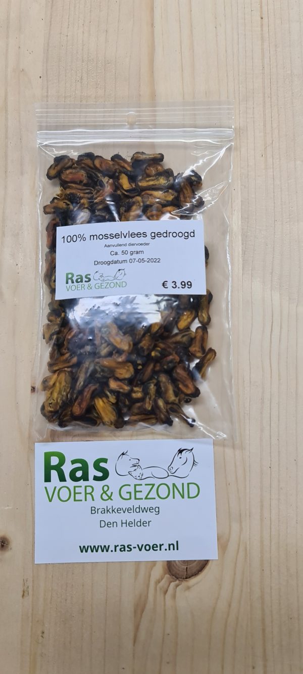 Gedroogd mosselvlees