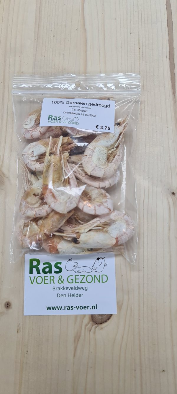 Gedroogde garnalen 50gram