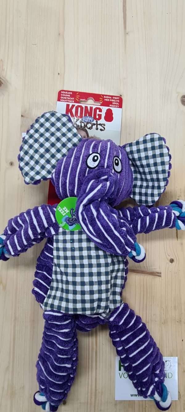 Kong floppy knots elephant L