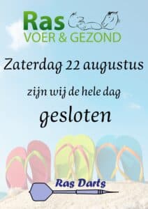 22 augustus 2026 gesloten